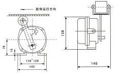 速度開關(guān)，測(cè)速傳感器XSAV11801（低速型）高低速速度開關(guān)